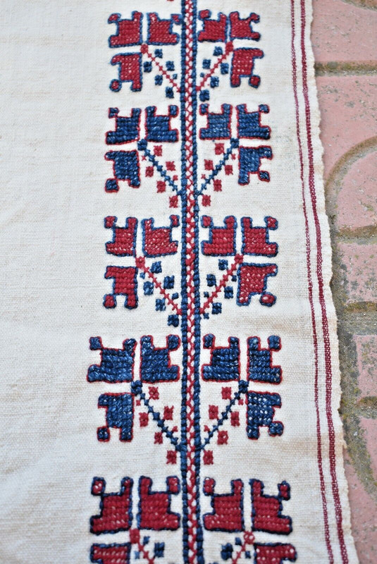 Antique Turkish Rug 16'' x 25'' Collector's Item Cicim Apron Wall Hangings Rug gallery