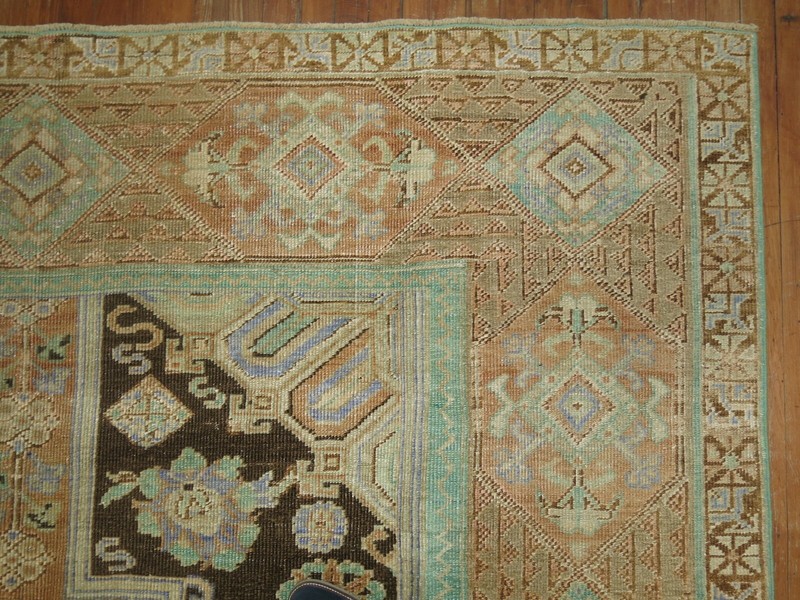 Vintage Turkish Oushak Ushak Rug Size 7'10''x9'9'' gallery