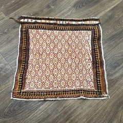 Vintage sumak weave kilim rug 1×1