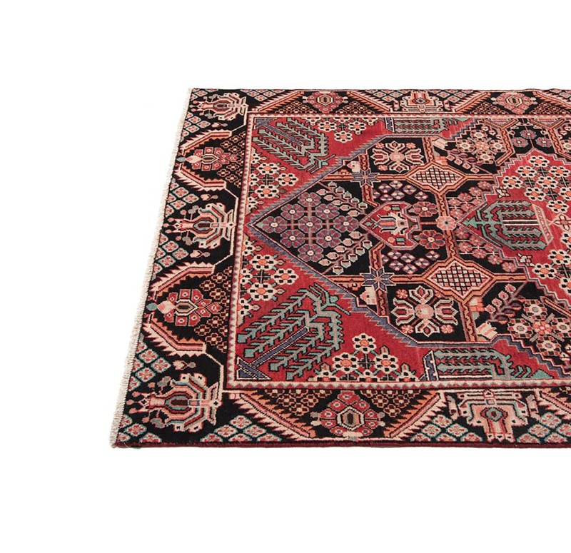 Hamedan hand-knotted Persian carpet 203 x 157 cm-nomadic, oriental, red, carp... gallery