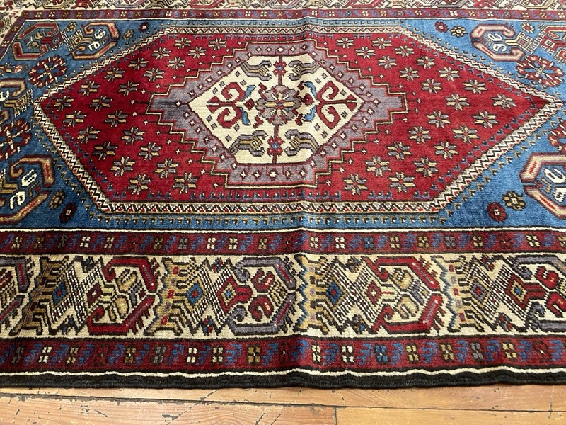 Antique 1900-1939s Exclusive Turkish Wool Pile Carpet 3'4"×5'6" gallery