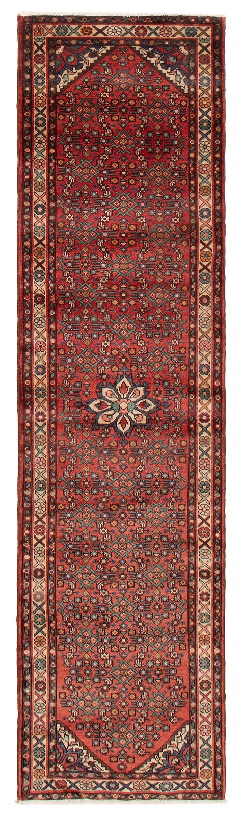2'8" x 9'8" Vintage Hand-knotted Runner Rug Traditional Oriental Wool Carpet gallery