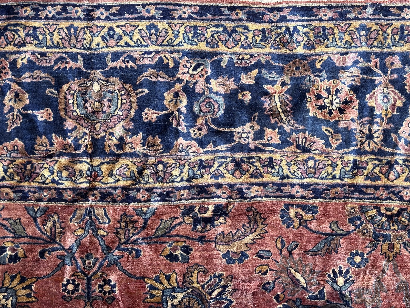 13x17 Antique Agra Rug Fine Weave 386cm x 503cm Circa 1890 gallery