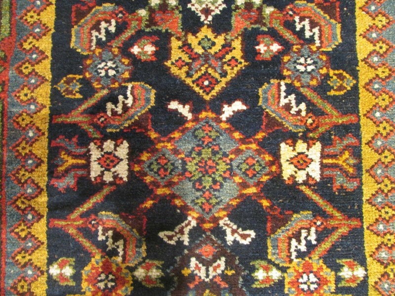 Authentic hand knotted Antique Runner. 3'8"x 16'5" gallery