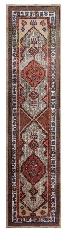 Vintage Turkish Oushak Runner Rug 93 x 345 cm | 3'1" x 11'4" ft Runner, 60+ Yr gallery