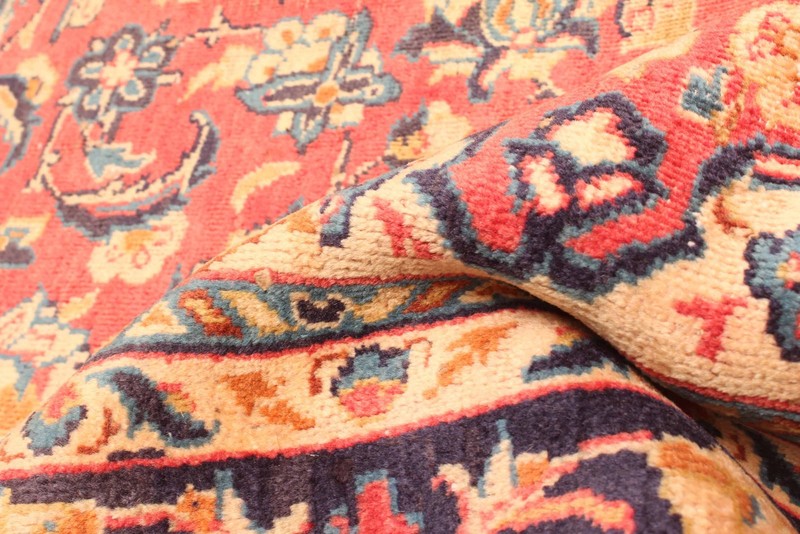 Vintage Hand-Knotted Area Rug 6'11" x 9'8" Traditional Wool Carpet gallery