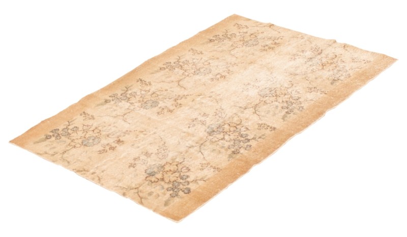 Vintage Traditional Hand-Knotted Area Rug 3'8" x 5'9" Oriental Wool Carpet gallery