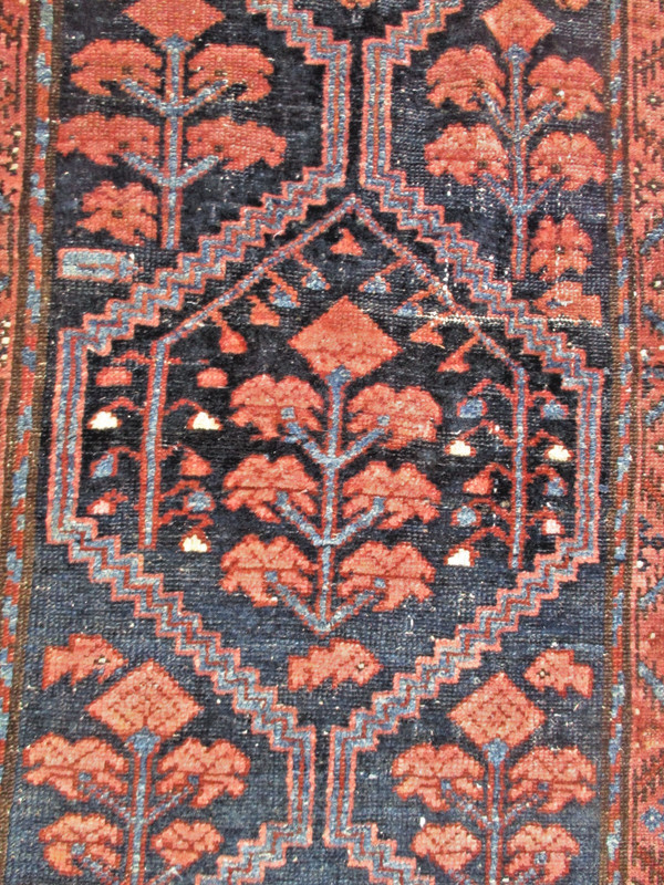 antique hamadan rug 3' x 7' gallery