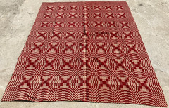 Vintage Handmade Beautiful Multicolor Kilim Rug Carpet 201X158 cm
