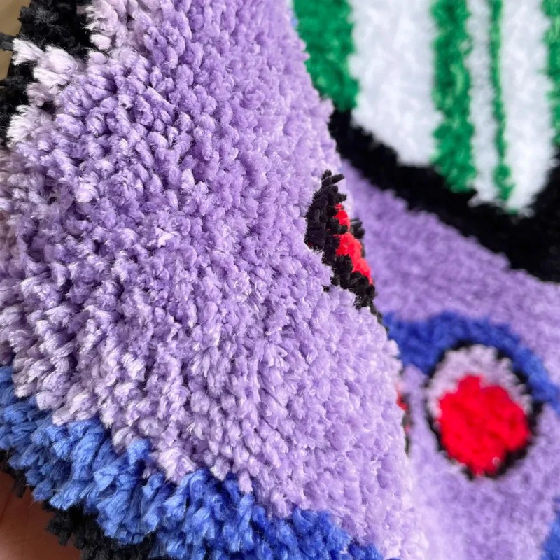 Hand-held Game Device Tufted Rug Gaming Funny Childhood Memories Flocking Carpet gallery