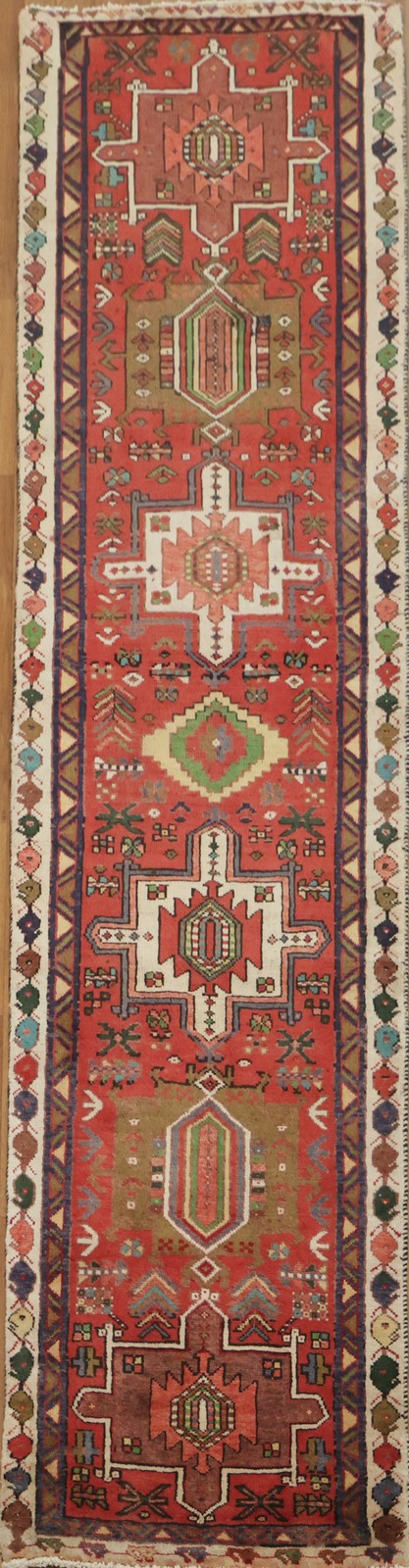 Vintage 9 ft Runner Rug 2x9 Geometric Tribal Traditional Handmade Hallway Carpet gallery