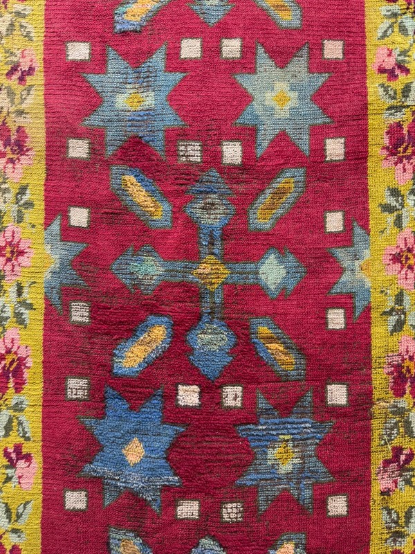 Antique Hand Knotted Rare Authentic Collectible European Wool Rug Carpet gallery