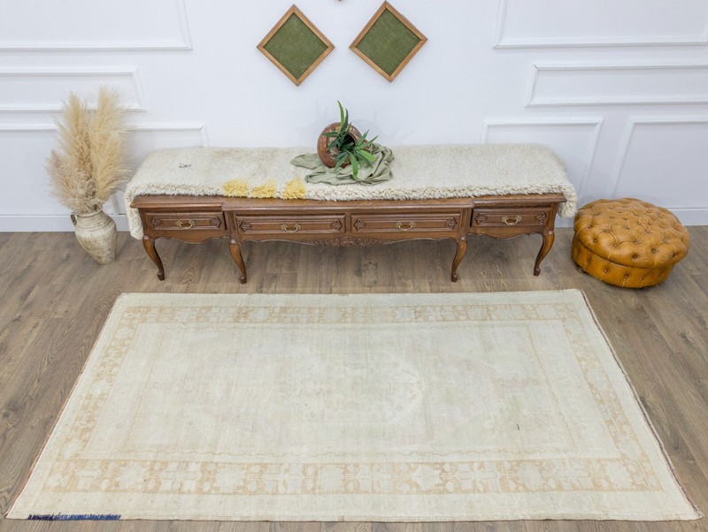 Muted Traditional Oushak Turkish Hand-knotted Oriental Large Runner 5x9 Carpet gallery