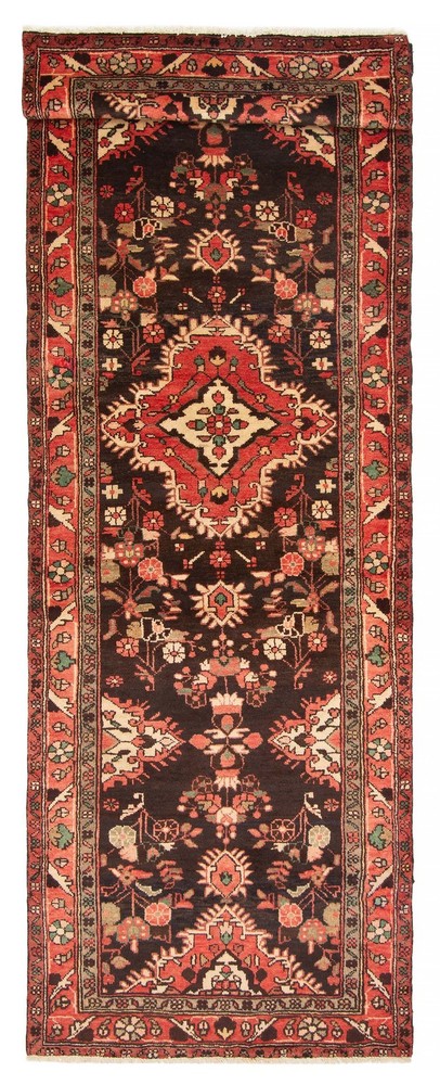3'2" x 9'10" Vintage Hand-knotted Runner Rug Traditional Oriental Wool Carpet