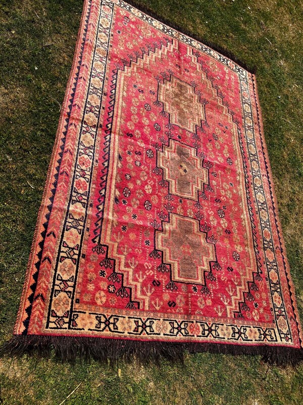 COLLECTORS' ITEM Stunning Antique Maresali Azerbaijan Boteh Pattern Caucasus Rug gallery