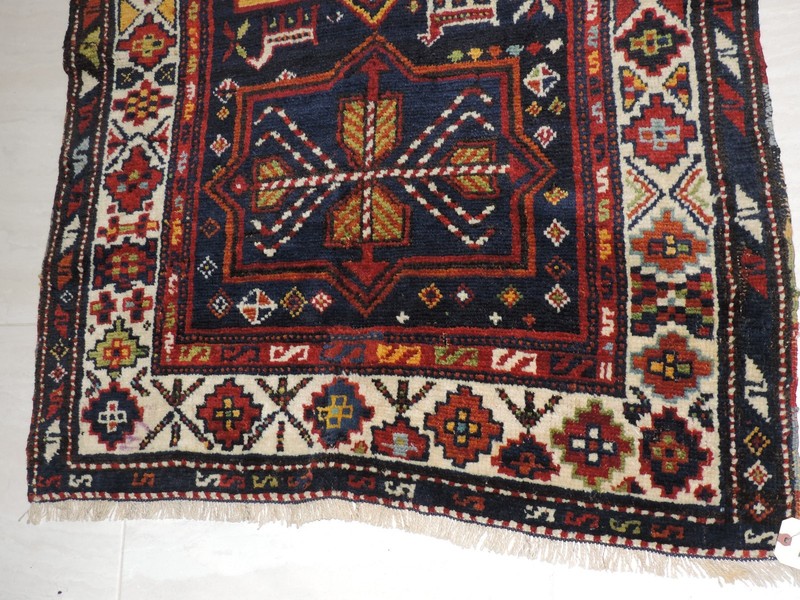 4x8ft. Handmade Quasqui Caucasian Wool Runner gallery