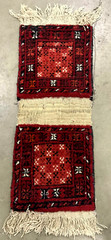 Wool Afghani Saddle Tribal Bag Hand Knotted Early 20thC Gorgeous Tribal Piece