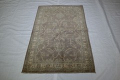 3’2 x 4’10 ft Chobi Oushak hand knotted vegetable dye oriental rug
