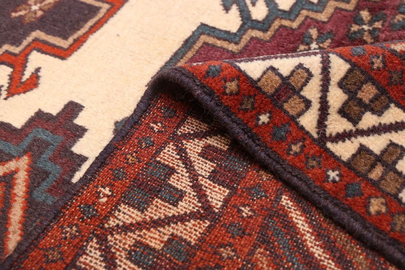 Vintage 4'2" x 5'6" Traditional Hand Knotted Vegetable Dye Wool Area Rug gallery