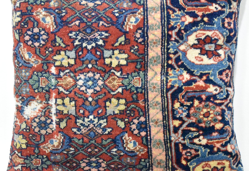 Antique Pillow Cover Sofa Rug 16'' x 16'' Made of Antique Cushion Cover Carpet gallery