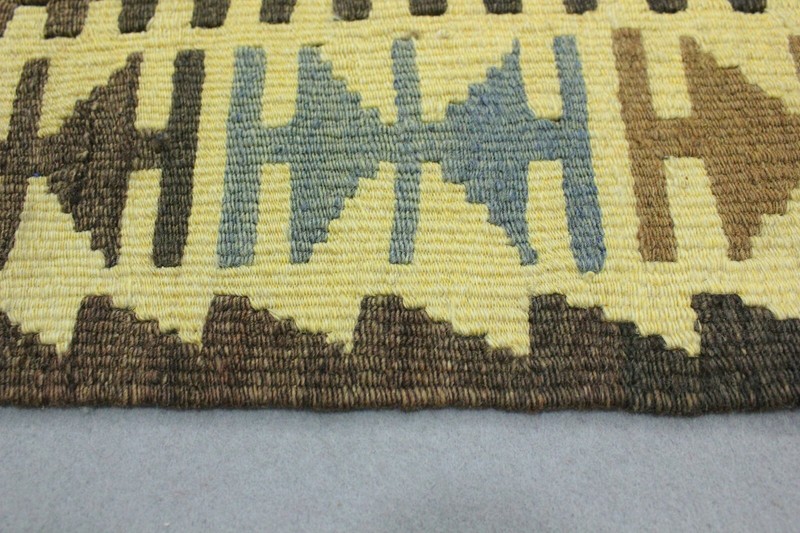 Cappadocia Handwoven Kilim Area Rug Anatolian Ethnic Vintage Wool Carpet 4x6 ft gallery
