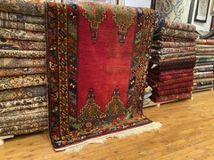 Antique 1900-1939s Exclusive Turkish Wool Pile Carpet 3’8”x5’4”