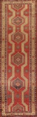 Vegetable Dye Hand-made Runner Rug 3×12 Tribal Traditional Hallway Wool Carpet