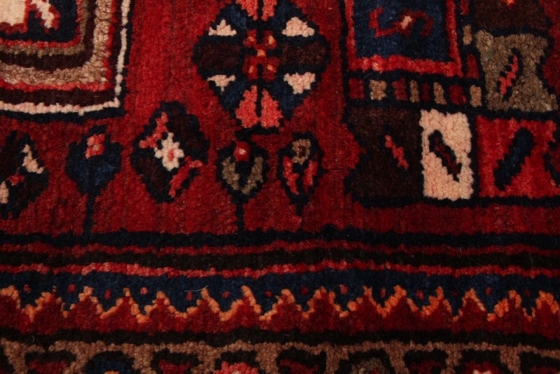 3'5" x 15'7" Vintage Hand-knotted Runner Rug Traditional Oriental Wool Carpet gallery