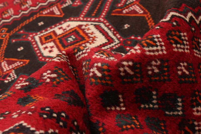 Vintage Hand-Knotted Area Rug 3'4" x 5'0" Traditional Oriental Wool Carpet gallery