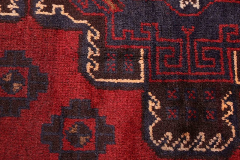 Vintage Hand-Knotted Area Rug 3'5" x 5'10" Traditional Oriental Wool Carpet gallery