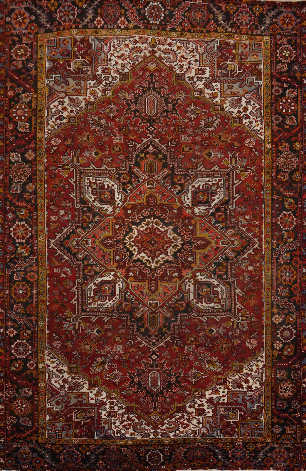 Vintage Wool Traditional Style Area Rug 8x11 ft Hand-knotted Living Room Carpet gallery