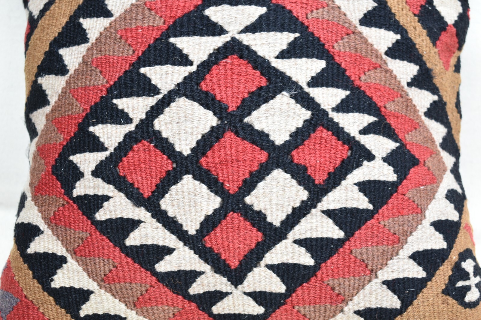 15''x15'' Decorative Handmade Turkish Kilim Pillow Cover Sofa Rug Cushion Cover gallery