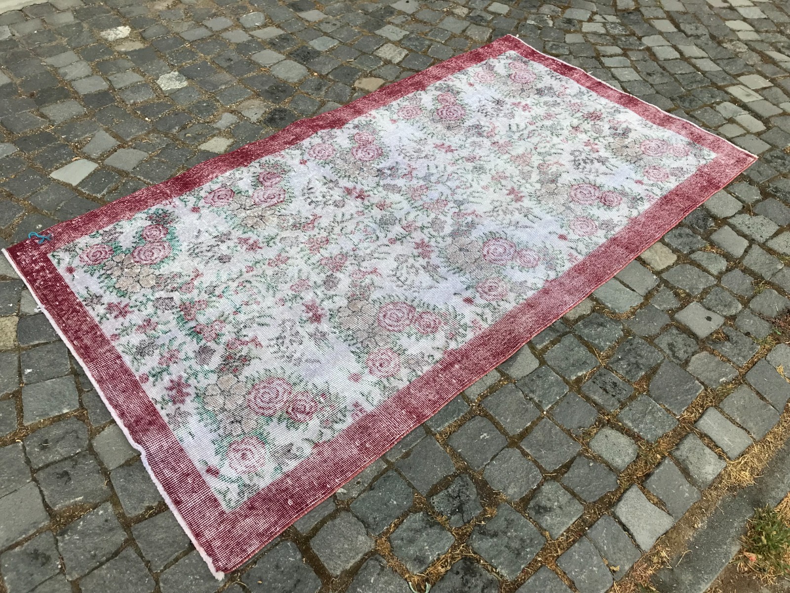 Home Decor Rug, Turkish Vintage Rug, Boho Decor Rug, Oushak Rug, 3,5 x 6,5 ft gallery