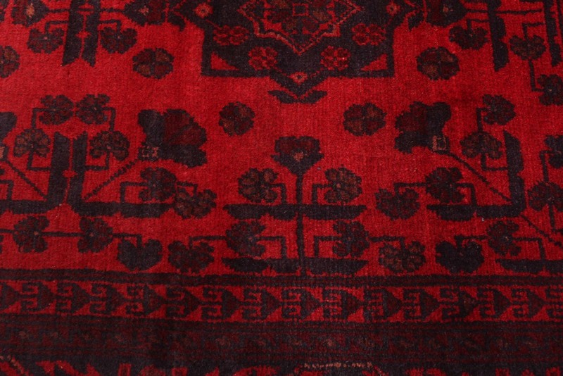 Traditional Vintage Hand-Knotted Oriental Carpet 5'1" x 6'6" Wool Area Rug gallery