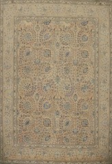 Vintage Floral Traditional Area Rug 10×12 Ft Hand-Knotted Oriental Wool Carpet