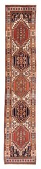 Vintage Hand-knotted Runner Rug 2’1″ x 9’2″ Traditional Oriental Wool Carpet