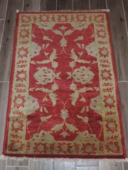 4x3ft. Handmade Afghan Chobi Wool Rug