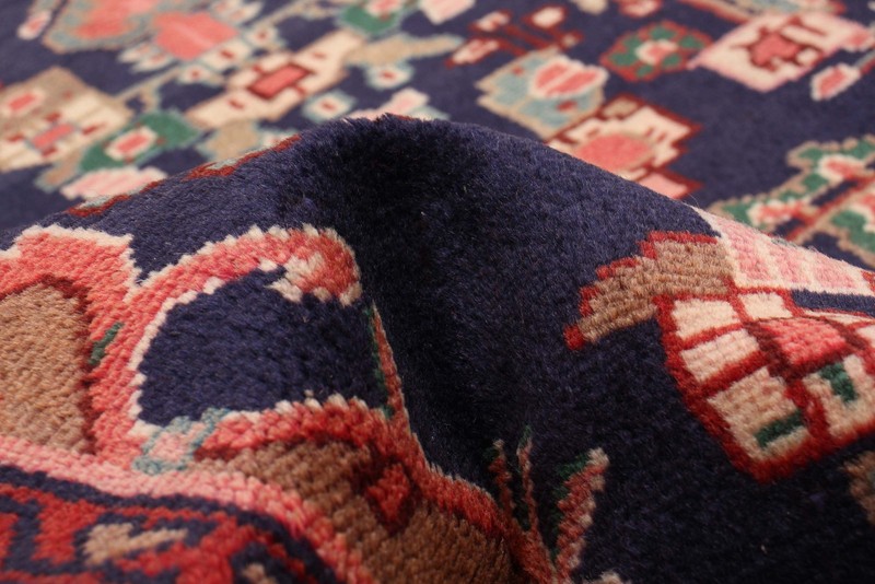Vintage 3'6" x 6'8" Traditional Hand Knotted Vegetable Dye Wool Area Rug gallery