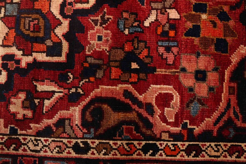 Traditional Vintage Hand-Knotted Area Rug 4'11" x 8'4" Oriental Wool Carpet gallery