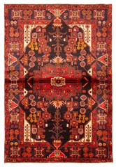 Vintage Traditional Hand-Knotted Area Rug 4’6″ x 6’10” Oriental Wool Carpet