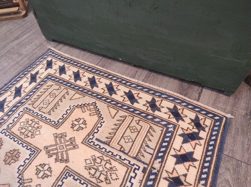 Persian Rug, Vintage Rug, Antique Rug, Handmade Wool Rug, Oriental 2.4 x 4.2 ft gallery