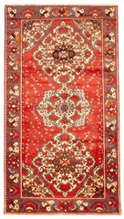 Vintage Geometric Area Rug 5’4″ x 9’9″ Traditional Hand-Knotted Wool Carpet