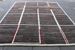 Vintage Traditional Hand Made Oriental Gabbe Wool Brown Large Carpet 330x252cm