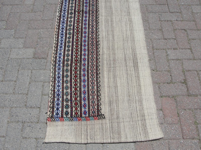 2x8 ft Handmade Runner Wool Kilim Rug - Vintage Home Decor Turkish Kilim rugs gallery