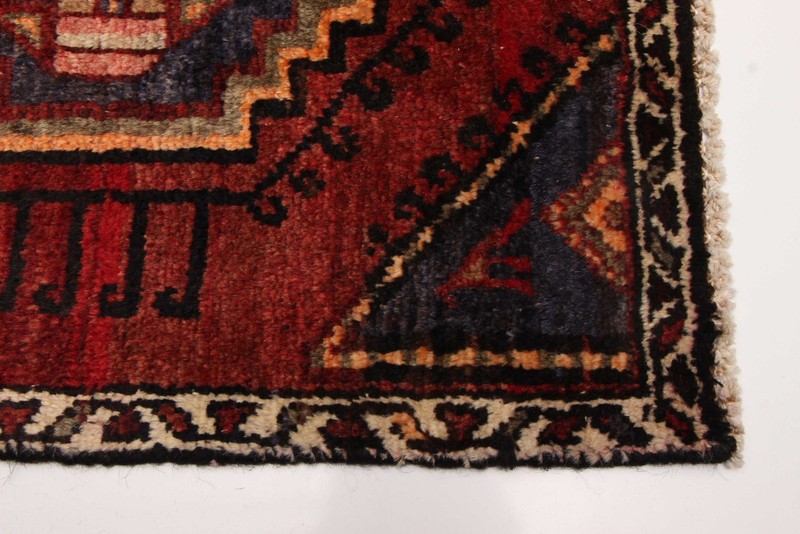 2'5" x 12'1" Vintage Hand-knotted Runner Rug Traditional Oriental Wool Carpet gallery