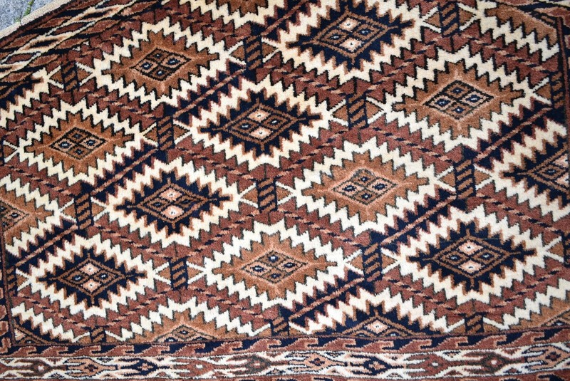 Fabulous Antique Rare Tribal Asmalyk Rug 44'' x 25'' Collector's Yomud Asmalyk gallery