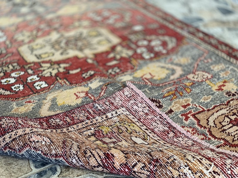 Vintage Armenian Tribal Rug | 3x6 ft | Antique Kurdish Wool Handmade Area Rug gallery