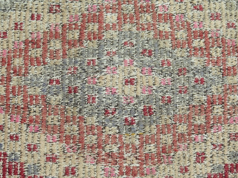 Turkish Kilim Runner, Wool Rugs Runner, Carpet Runner Wide Corridor Rug 49"X152" gallery