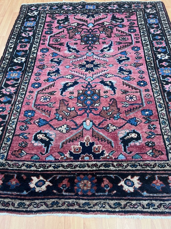 3'6" x 4'8" Antique Turkish Oriental Rug - 1920s - Hand Made - 100% Wool gallery