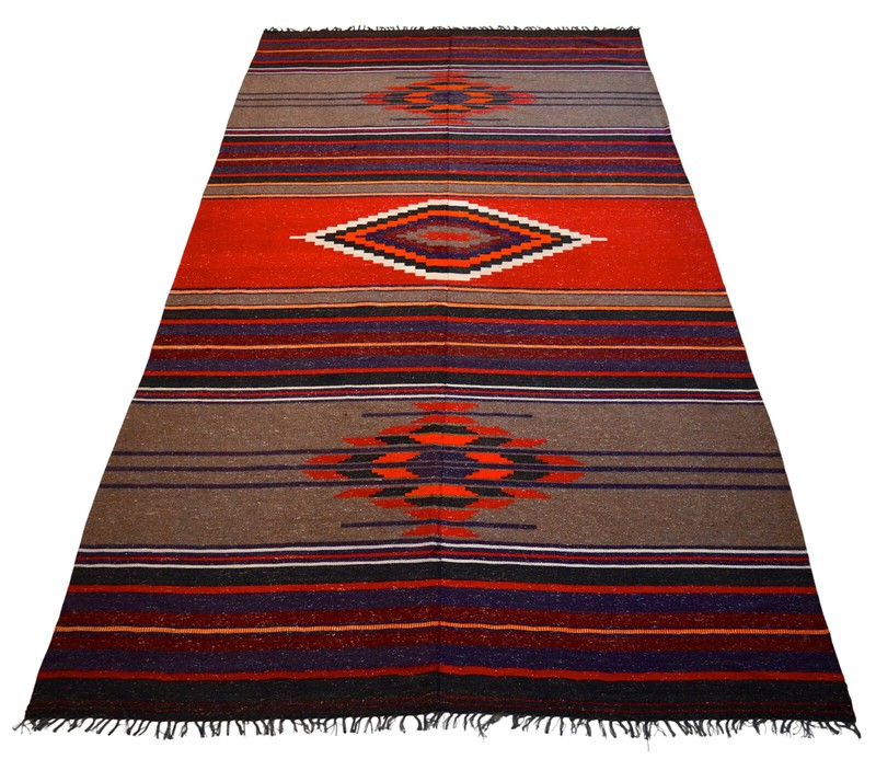 5x9 ft Rug Couch Cover Handmade Native American Style Turkish Kilim Area Rug gallery